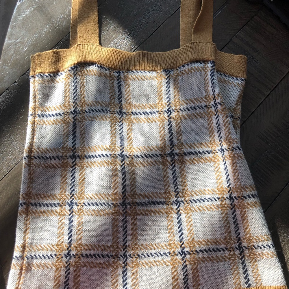 Plaid Loft Sweater Tank